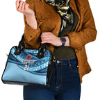 New South Wales Rugby Pacific Custom Shoulder Handbag Pasifika Tapa Pattern