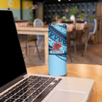 New South Wales Rugby Pacific Custom Skinny Tumbler Pasifika Tapa Pattern