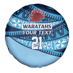 New South Wales Rugby Pacific Custom Spare Tire Cover Pasifika Tapa Pattern
