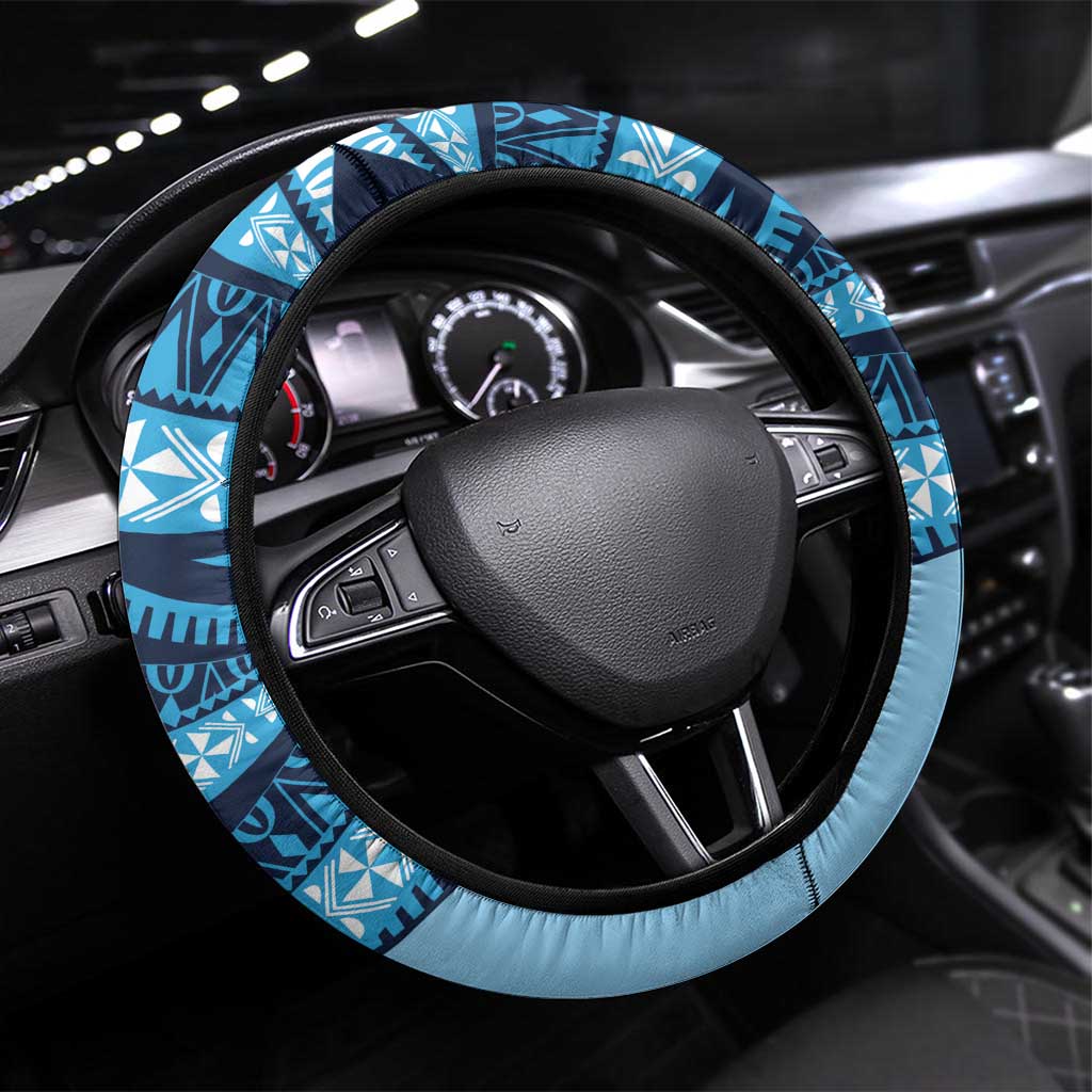 New South Wales Rugby Pacific Steering Wheel Cover Pasifika Tapa Pattern