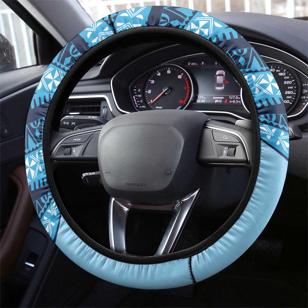 New South Wales Rugby Pacific Steering Wheel Cover Pasifika Tapa Pattern