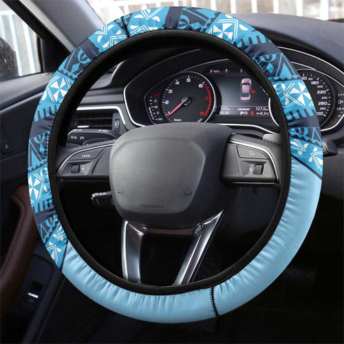 New South Wales Rugby Pacific Steering Wheel Cover Pasifika Tapa Pattern