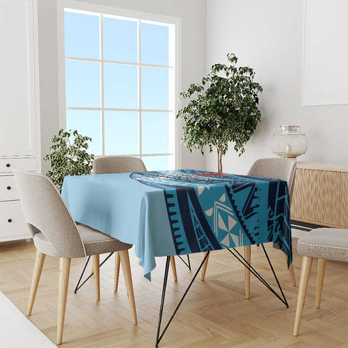 New South Wales Rugby Pacific Custom Tablecloth Pasifika Tapa Pattern