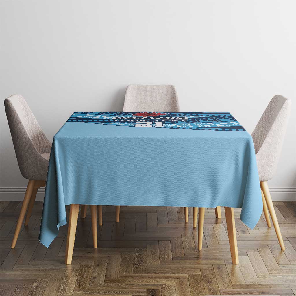 New South Wales Rugby Pacific Custom Tablecloth Pasifika Tapa Pattern
