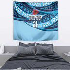 New South Wales Rugby Pacific Custom Tapestry Pasifika Tapa Pattern