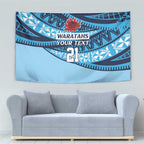 New South Wales Rugby Pacific Custom Tapestry Pasifika Tapa Pattern