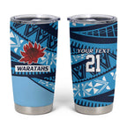 New South Wales Rugby Pacific Custom Tumbler Cup Pasifika Tapa Pattern