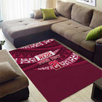 Queensland Rugby Pacific Custom Area Rug Pasifika Tapa Pattern