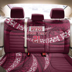 Queensland Rugby Pacific Custom Back Car Seat Cover Pasifika Tapa Pattern