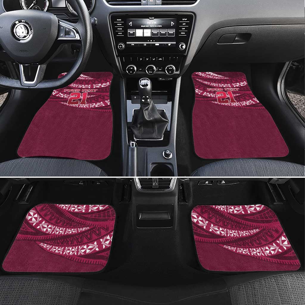Queensland Rugby Pacific Custom Car Mats Pasifika Tapa Pattern