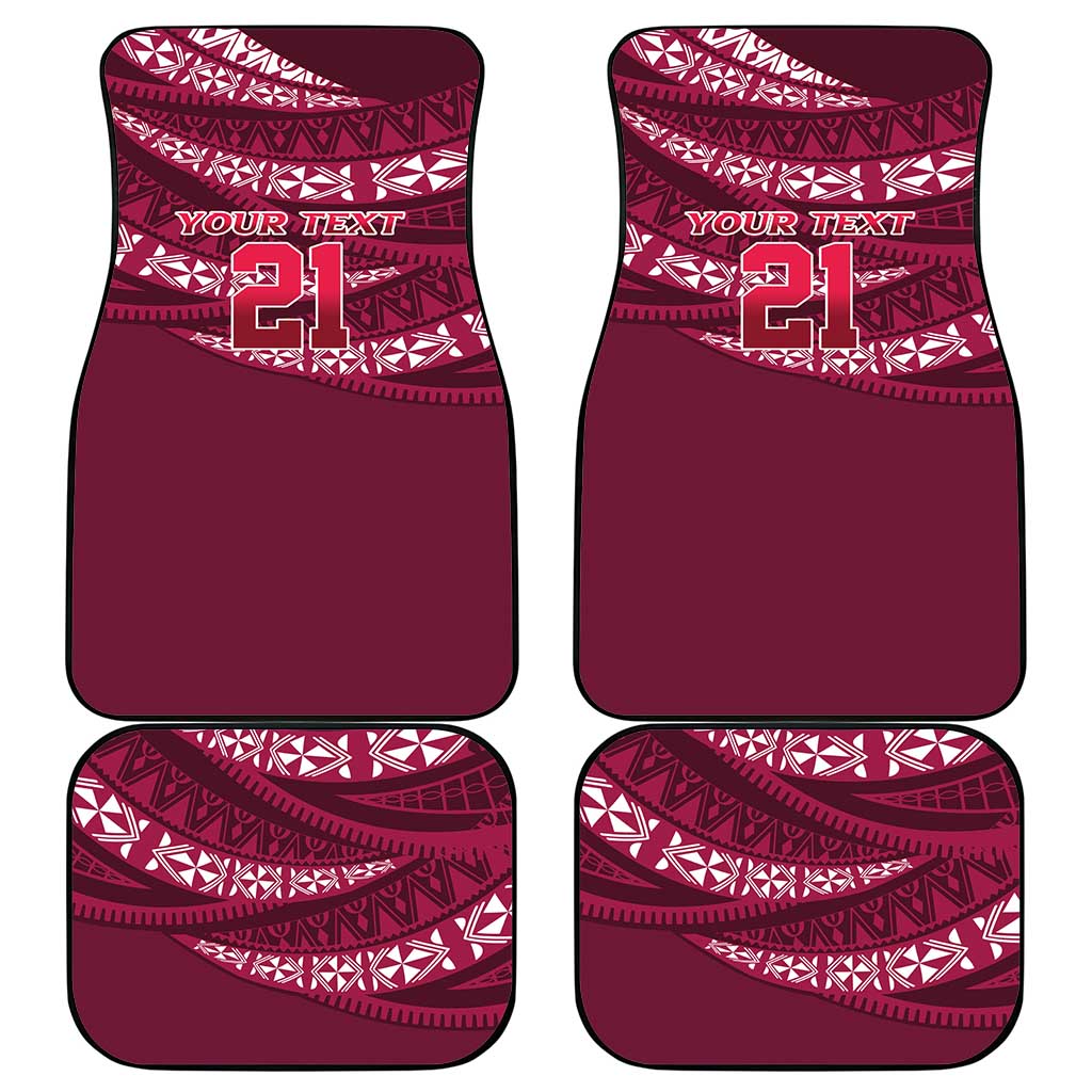 Queensland Rugby Pacific Custom Car Mats Pasifika Tapa Pattern
