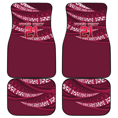 Queensland Rugby Pacific Custom Car Mats Pasifika Tapa Pattern