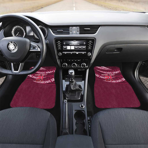 Queensland Rugby Pacific Custom Car Mats Pasifika Tapa Pattern