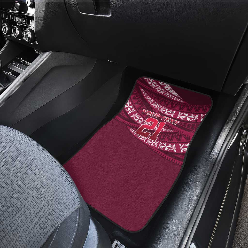 Queensland Rugby Pacific Custom Car Mats Pasifika Tapa Pattern
