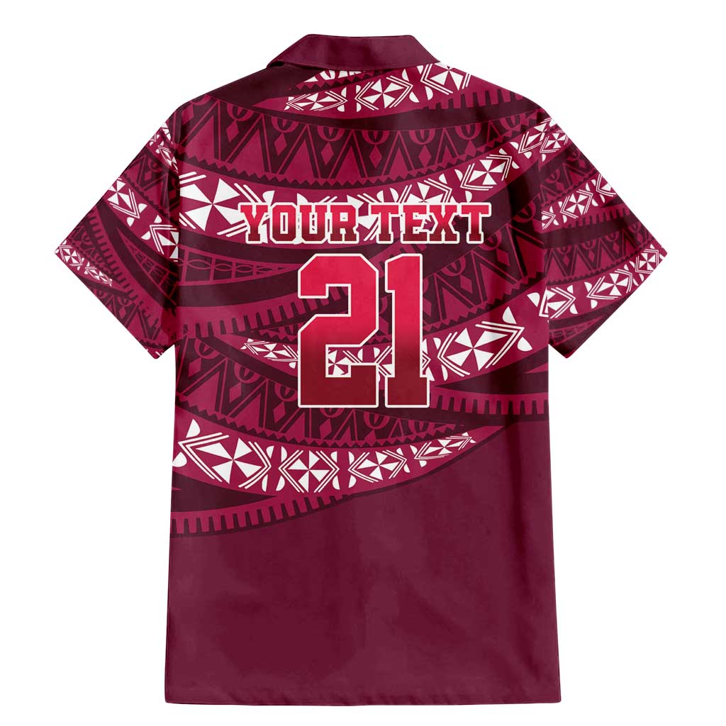 Queensland Rugby Pacific Custom Family Matching Mermaid Dress and Hawaiian Shirt Pasifika Tapa Pattern