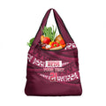 Queensland Rugby Pacific Custom Grocery Bag Pasifika Tapa Pattern