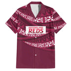 Queensland Rugby Pacific Custom Hawaiian Shirt Pasifika Tapa Pattern