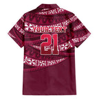 Queensland Rugby Pacific Custom Hawaiian Shirt Pasifika Tapa Pattern