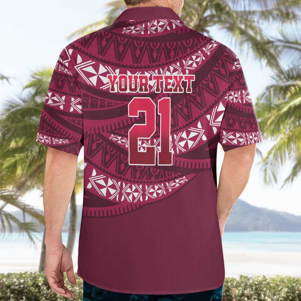 Queensland Rugby Pacific Custom Hawaiian Shirt Pasifika Tapa Pattern