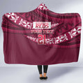 Queensland Rugby Pacific Custom Hooded Blanket Pasifika Tapa Pattern