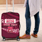 Queensland Rugby Pacific Custom Luggage Cover Pasifika Tapa Pattern