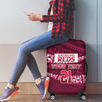 Queensland Rugby Pacific Custom Luggage Cover Pasifika Tapa Pattern