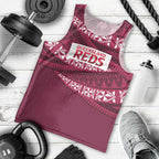 Queensland Rugby Pacific Custom Men Tank Top Pasifika Tapa Pattern