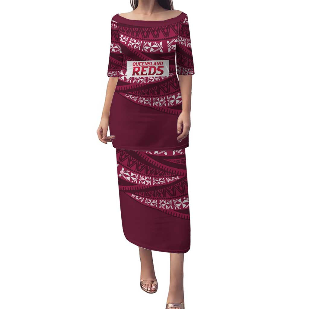 Queensland Rugby Pacific Custom Puletasi Pasifika Tapa Pattern