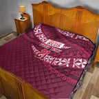 Queensland Rugby Pacific Custom Quilt Pasifika Tapa Pattern