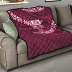 Queensland Rugby Pacific Custom Quilt Pasifika Tapa Pattern