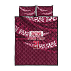 Queensland Rugby Pacific Custom Quilt Bed Set Pasifika Tapa Pattern
