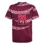 Queensland Rugby Pacific Custom Rugby Jersey Pasifika Tapa Pattern