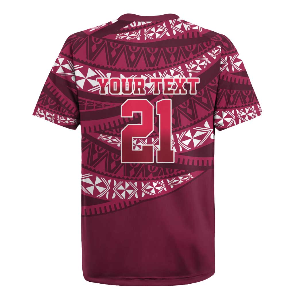 Queensland Rugby Pacific Custom Rugby Jersey Pasifika Tapa Pattern