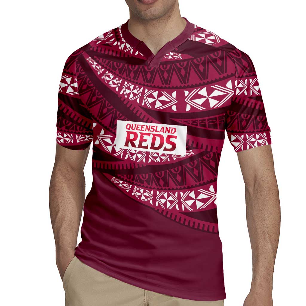 Queensland Rugby Pacific Custom Rugby Jersey Pasifika Tapa Pattern