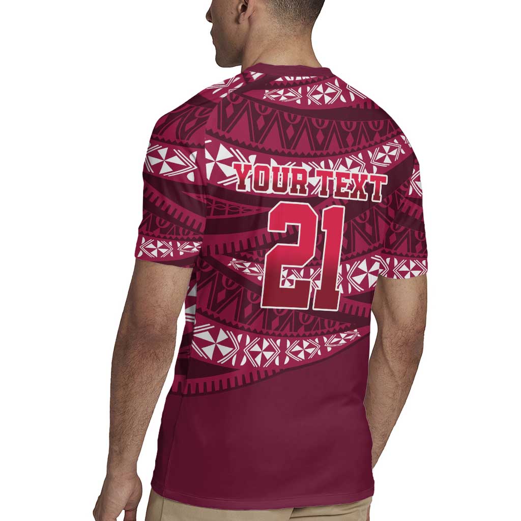 Queensland Rugby Pacific Custom Rugby Jersey Pasifika Tapa Pattern