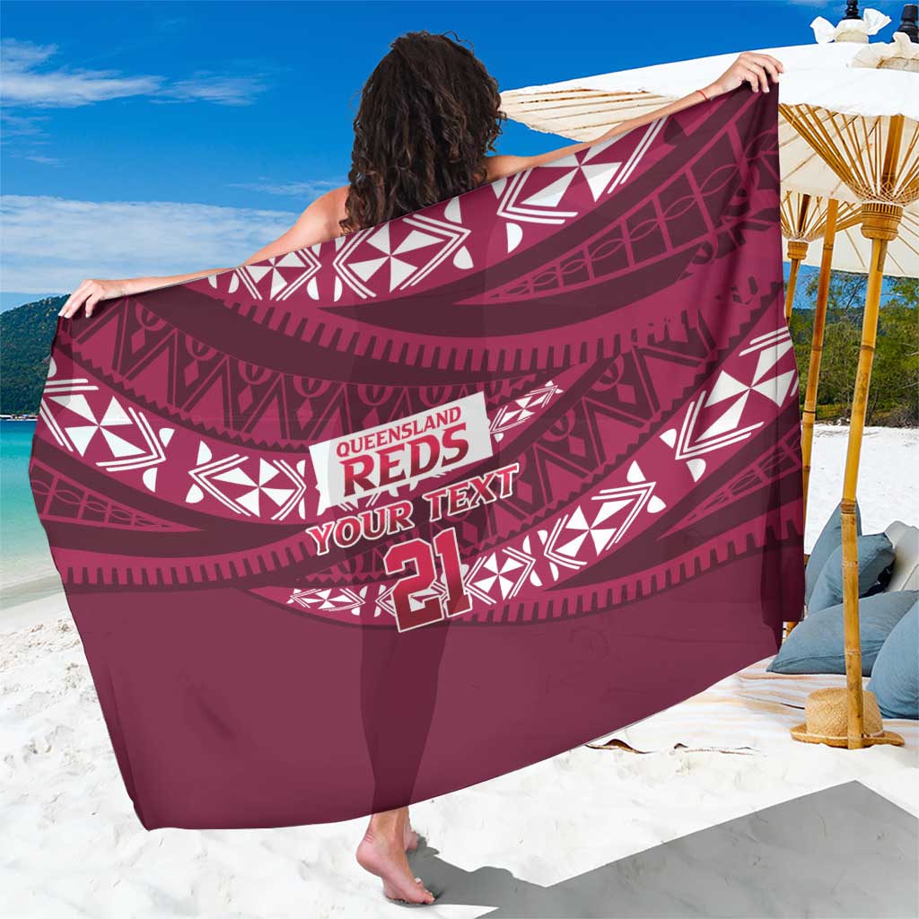 Queensland Rugby Pacific Custom Sarong Pasifika Tapa Pattern