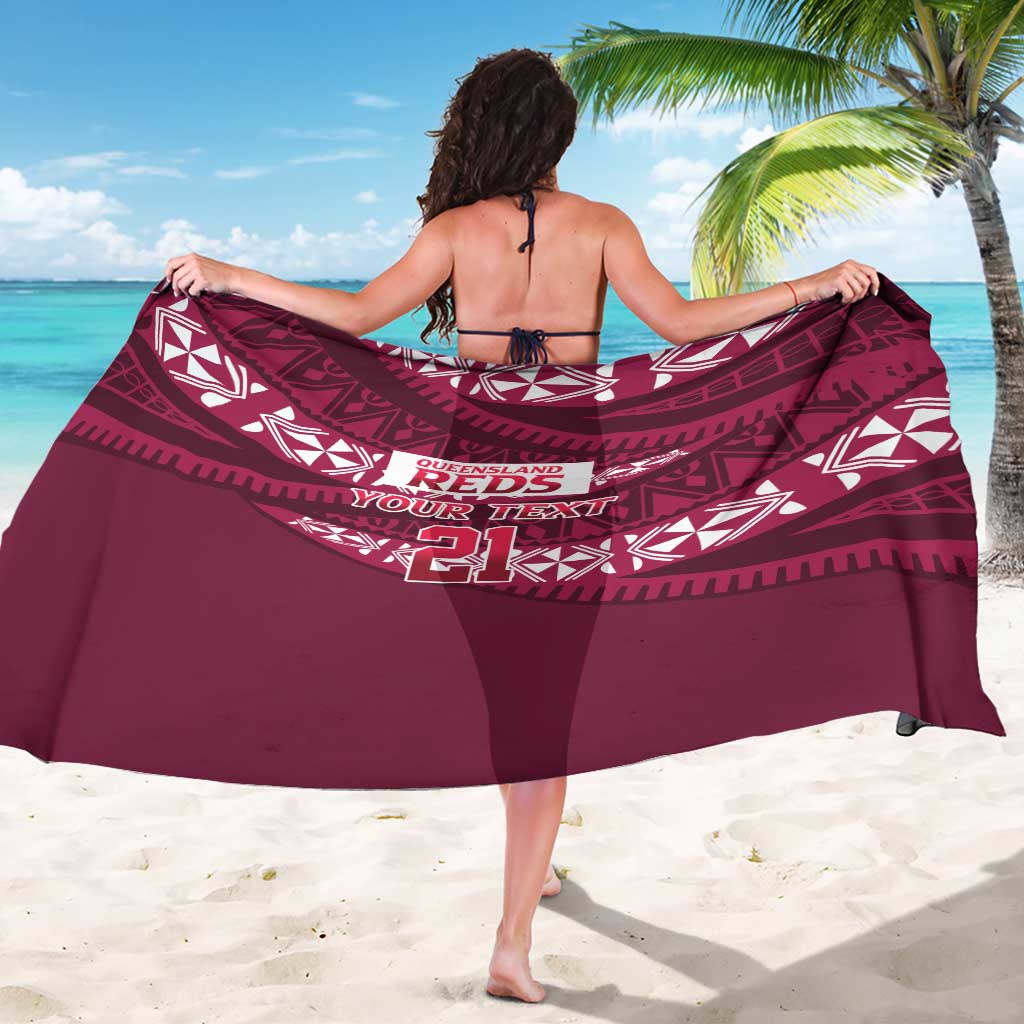 Queensland Rugby Pacific Custom Sarong Pasifika Tapa Pattern
