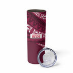 Queensland Rugby Pacific Custom Skinny Tumbler Pasifika Tapa Pattern