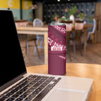 Queensland Rugby Pacific Custom Skinny Tumbler Pasifika Tapa Pattern