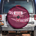Queensland Rugby Pacific Custom Spare Tire Cover Pasifika Tapa Pattern