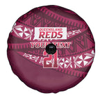 Queensland Rugby Pacific Custom Spare Tire Cover Pasifika Tapa Pattern