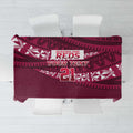 Queensland Rugby Pacific Custom Tablecloth Pasifika Tapa Pattern