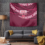 Queensland Rugby Pacific Custom Tapestry Pasifika Tapa Pattern