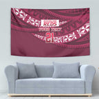Queensland Rugby Pacific Custom Tapestry Pasifika Tapa Pattern