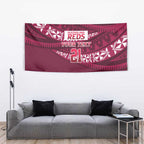 Queensland Rugby Pacific Custom Tapestry Pasifika Tapa Pattern