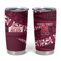 Queensland Rugby Pacific Custom Tumbler Cup Pasifika Tapa Pattern