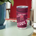 Queensland Rugby Pacific Custom Tumbler Cup Pasifika Tapa Pattern