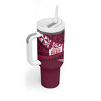 Queensland Rugby Pacific Custom Tumbler With Handle Pasifika Tapa Pattern