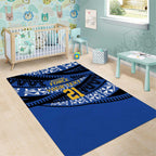 Western Australia Rugby Pacific Custom Area Rug Pasifika Tapa Pattern