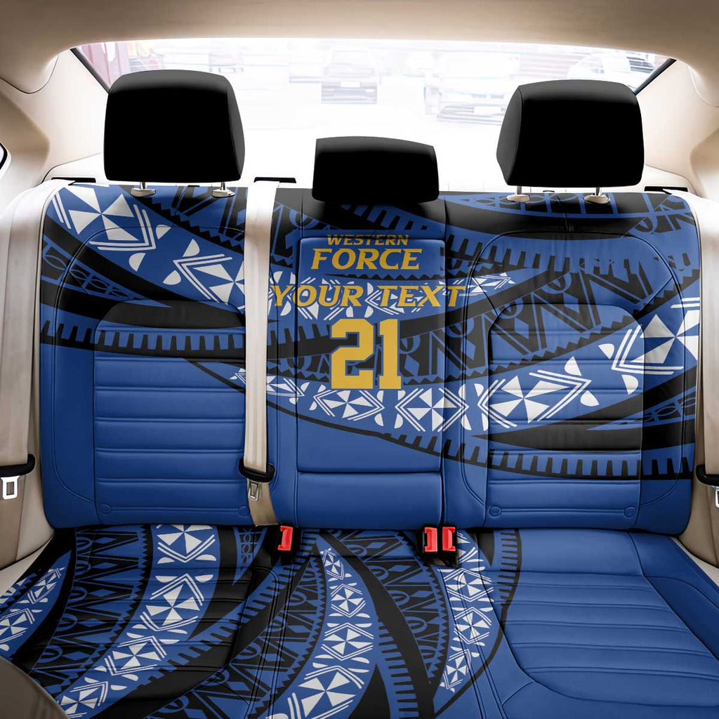 Western Australia Rugby Pacific Custom Back Car Seat Cover Pasifika Tapa Pattern